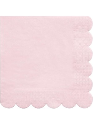 Meri Meri Soluk Pembe Peçeteler (L) (20'li)