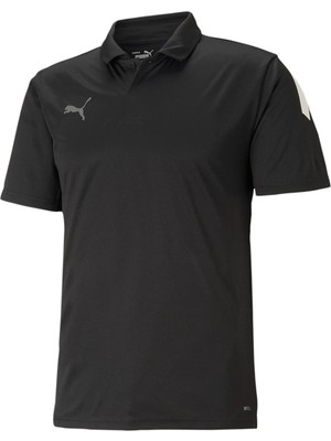 Puma Teamliga Sideline Polo Erkek Futbol Antrenman Polo Tişörtü 65725703 Siyah