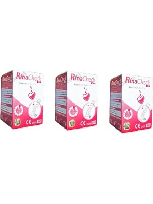 Rina Chek Şeker Ölçm Çubuğu 3 Kutu 150 Strıp