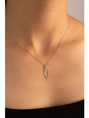 Yavuz Kuyumculuk Altın Yaprak Kolye