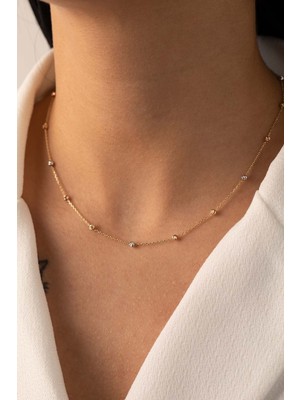 Yavuz Kuyumculuk Üç Renk Dorika Toplu Kolye