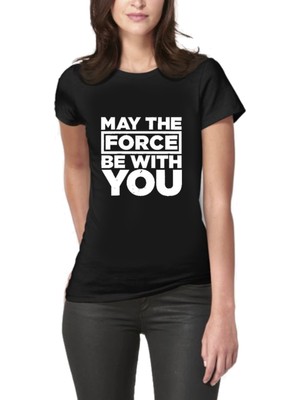 Art T-Shirt Force Be Wıth You Desıgn Tişört