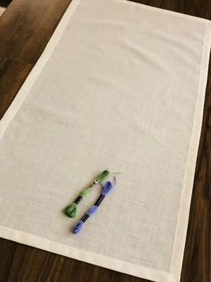 İpekçe Işlemelik Linen Kumaş Runner