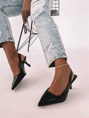 BeBeQ Mıla  Arka Açık Kadın Ayakkabı