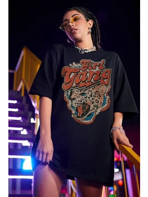 Girl Gang Baskılı Tasarım Tshirt