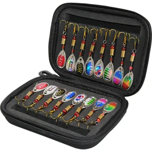 Top Sport 16 Adet Balıkçılık Kaşık Lures Metal Alabalık Bas Döküm