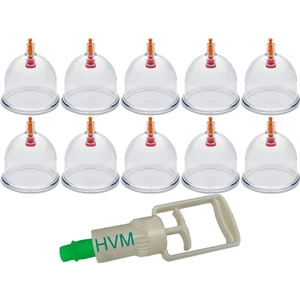 Hvm 10 Adet 7 cm Hacamat Kupası ve Hacamat Pompası