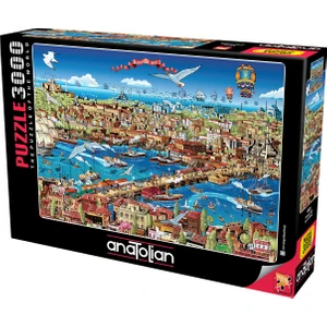 3000 Parçalık Puzzle - Istanbul 1895 4921