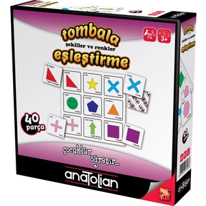 Tombala - Şekiller ve Renkler Eşleştirme (40 Parça) 7407