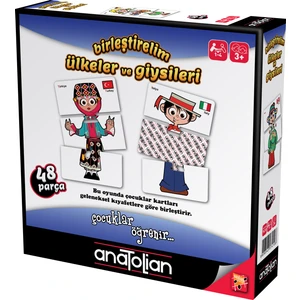 Birleştirelim - Ülkeler ve Giysileri (48 Parça) 7410