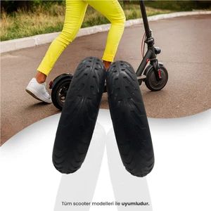 Elektrikli Scooter Dolgu Lastik  Universal Tüm Modellere Uyumlu
