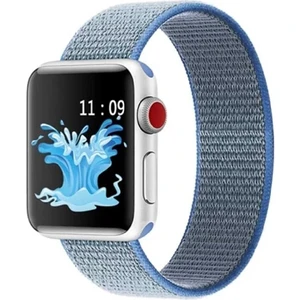 Apple Watch Seri 7 6 5 4 3 2 Se 42MM / 44MM / 45MM  Uyumlu Spor Loop Dokuma Hasır Kordon