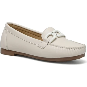 Mara.z 2fx Bej Kadın Loafer Ayakkabı