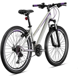 Kron Xc 100 - 26" Mtb Lady - 15' - 21 Vites - V.b. - Mat Bej Gri-Füme/mor