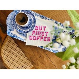 Ge Living But First Coffee Desenli Lila Kokteyl Peçete ( 1 Adet )