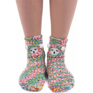 Sahab 48900 Kadın Ayıcık Desenli Peluş Çorap