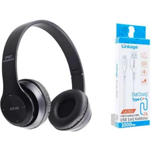 P47 Wıreless 5.0+Edr Bluetooth Kablosuz Mp3 Çalar Kulaklık P47