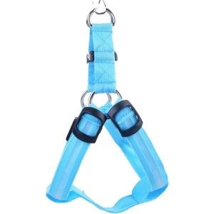 Ayarlanabilir LED Işıklı Pet Köpek Göğüs Tasması Kemeri