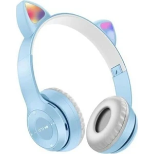 P47M Kedi Kulaklı LED Işıklı Bluetooth Kulaklık