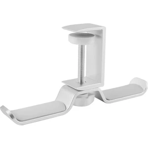 Alüminyum Kulaklık Çift Kulaklık Masa Altında Kanca Klip Tutucu Standı Gümüş (Yurt Dışından)