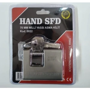Hand Sfd Çelik 70 mm Yatay Kilit
