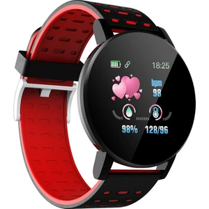 Akıllı Izle Bluetooth Bilezik Spor Izci Için Iphone Ios / Samsung Android Kırmızı (Yurt Dışından)
