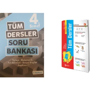 Tudem Yayınları 4. Sınıf Tüm Dersler Soru Bankası ve Tüm Dersler Yaprak Test