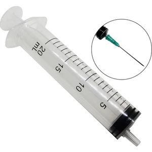 Ayset Steril Tek Kullanımlık 20 cc 21 G Iğneli Şırınga, 10 Adet 21909