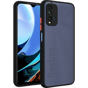 Xiaomi Redmi 9t Kılıf 3D Kamera Korumalı Soft Matte Smoke Case
