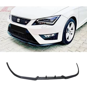 Seat  Leon Mk3 2013 - 2019 Ön Lip Mat Siyah  Ön Tampon Lip