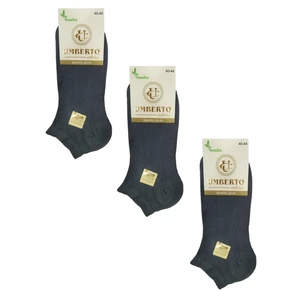 Umberto Calvini Umberto 12 Adet Erkek Doğal Bambu Patik Çorap -307