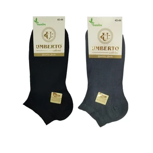 Umberto Calvini Umberto 6 Adet Erkek Doğal Bambu Patik Çorap - 307