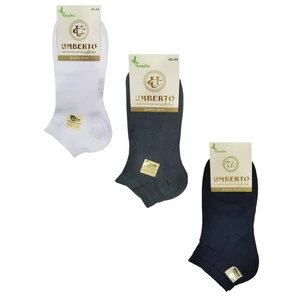 Umberto Calvini Umberto 6 Adet Erkek Doğal Bambu Patik Çorap - 307