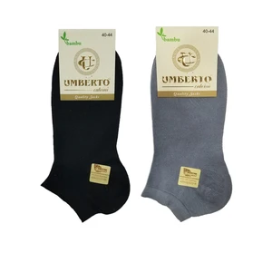 Umberto Calvini Umberto 12 Adet Erkek Doğal Bambu Patik Çorap -307