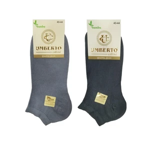 Umberto Calvini Umberto 6 Adet Erkek Doğal Bambu Patik Çorap - 307