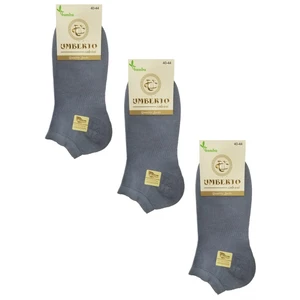 Umberto Calvini Umberto 6 Adet Erkek Doğal Bambu Patik Çorap - 307
