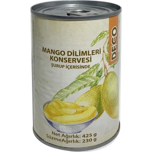 Mango Dilimleri Konservesi