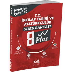 KVA Yayınları Koray Varol Akademi (Kva Plus) 8. Sınıf Plus Serisi T.C. İnkılap Tarihi Soru Bankası