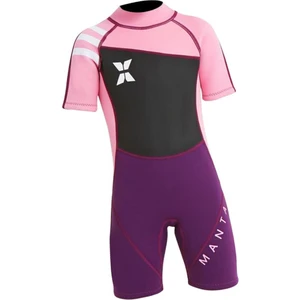 2.5mm Çocuklar Kısa Kollu Wetsuit Plaj Dalış Mayo Mayo Pink Xxl