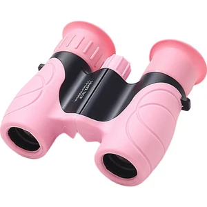 10x22 Çocuklar Için Optik Dürbün Teleskop Oyuncaklar - Pembe (Yurt Dışından)