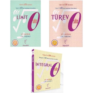 Karekök Yayıncılık Limit, Integral, Türev Sıfır 3 Kitap Set