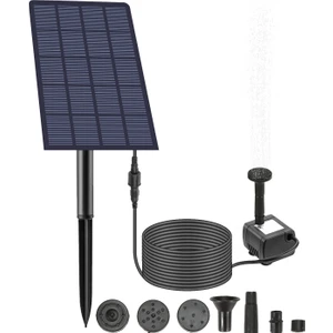 Kkmoon 4 Nozullu 2.5W Güneş Çeşmesi Pompası Dıy Birdbath Dalgıç (Yurt Dışından)
