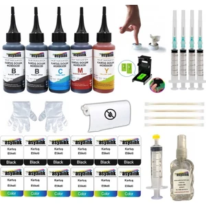 Hp 2320 2710 2720 2721 2723 Hp 305 Uyumlu Kartuş Dolum 5'li Set