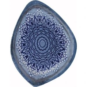 Güral Porselen Hawai Porselen Kayık Tabak 1 Adet 23 x 18 cm Turkuaz