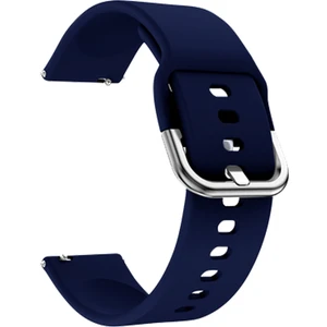 Amazfit Gts 2 42MM Uyumlu 20MM Silikon Kordon Lacivert