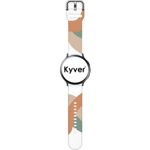 Xiaomi Watch S1 ve S1 Active Desenli Silikon Kordon 22 mm Uyumlu (Taba-Kahve)