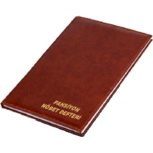 Pansiyon Nöbet Defteri Suni Deri Ciltli