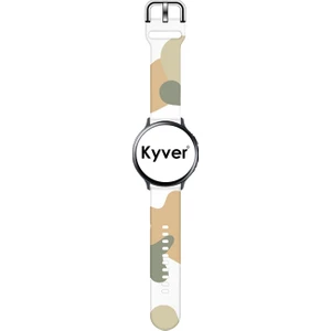 Amazfit Gtr 2 47MM Desenli Silikon Kordon 22 mm Uyumlu (Yeşil-Mint)