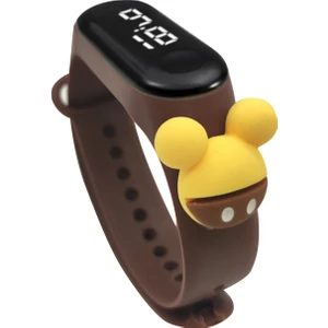 Çocuk Karikatür LED Su Geçirmez Izle Öğrenci Sporları