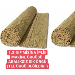 Bambu Çit Kamış Çit Hasır Çit 2x4,5 Metre Eni 2 Metre Uzunluk 4,5 Metre